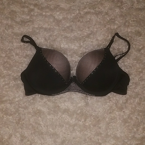 VICTORIA'S SECRET BALMAIN FISHNET PUSH-UP BRA - Picture 2 of 2